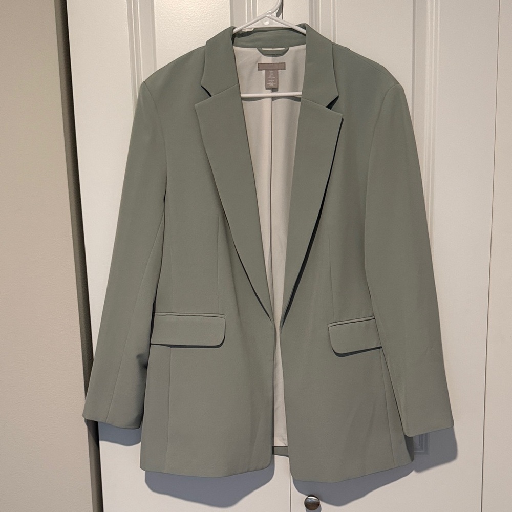 H&M Sage Green Women's Blazer